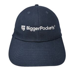 Bigger Pockets Snapback Hat Blue One Size Adjustable Embroidered Corner Stone
